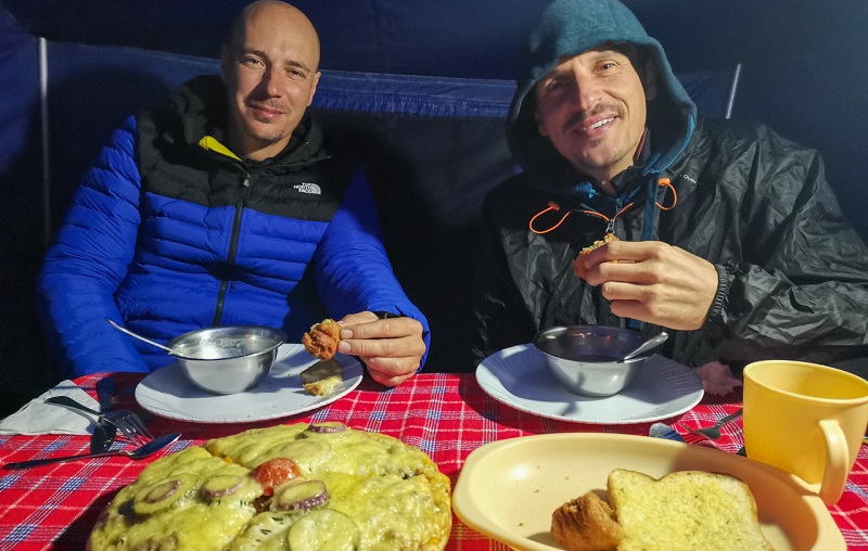 FOOD ON CLIMBING KILIMANJARO